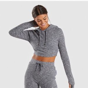 Gymshark slounge cropped hoodie